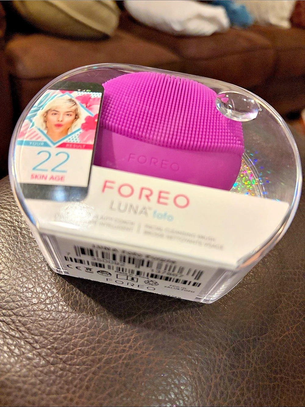 FOREO LUNA fofo Purple Facial Cleansing Device NWT